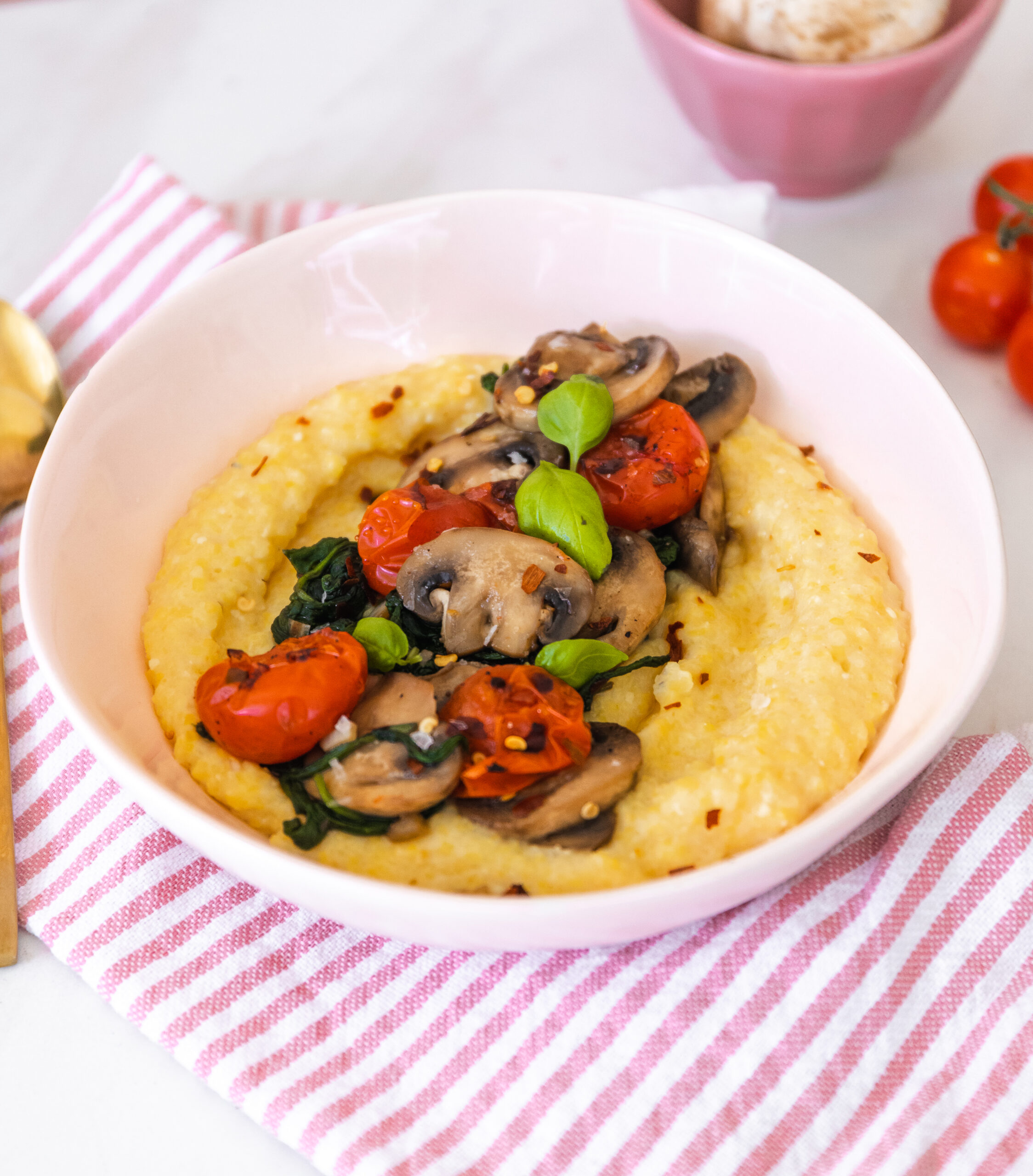 creamy cheesy polenta